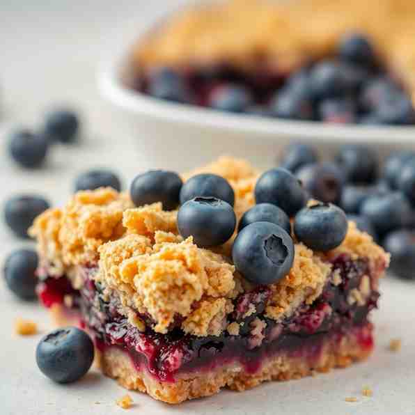 Arctic Blueberry Crumble Dessert